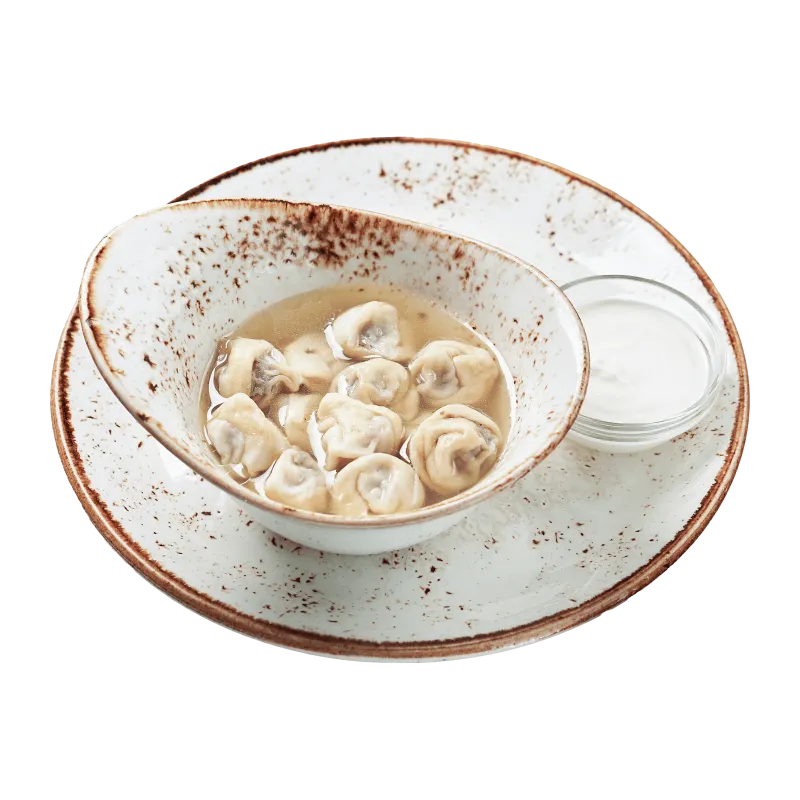 Мини-пельмешки со сметаной 