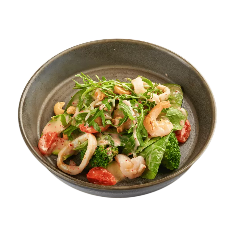 Салат с морепродуктами