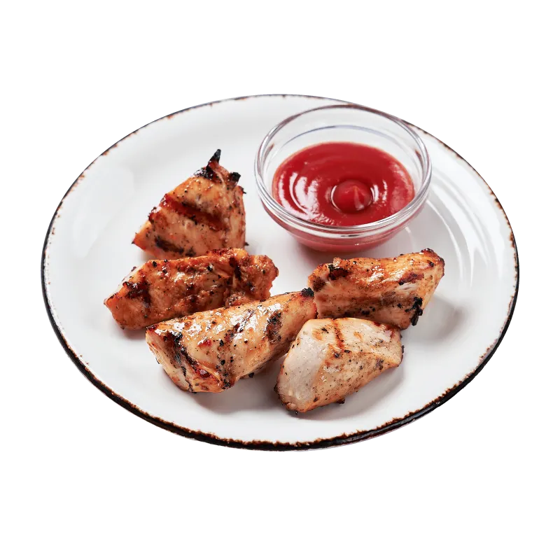 Мини-шашлычок с соусом